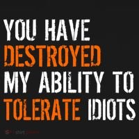 Destroyed Ability Tolerate Idiots Ornament thumb 1