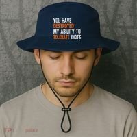 Destroyed Ability Tolerate Idiots Bucket Hat thumb 2
