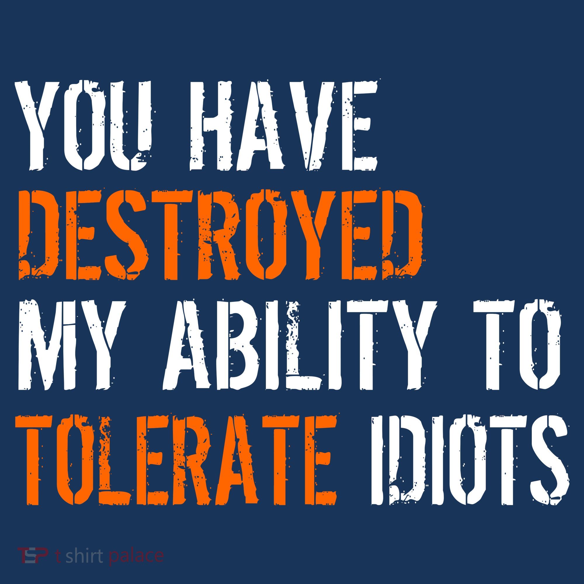 Destroyed Ability Tolerate Idiots Baby Bodysuit