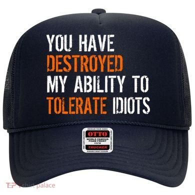 Destroyed Ability Tolerate Idiots Hat