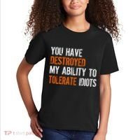 Destroyed Ability Tolerate Idiots Kids T-Shirt thumb 2
