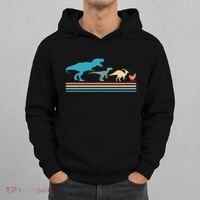 Dinosaur Evolution Trex Velociraptor Chicken Hoodie thumb 0