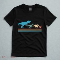 Dinosaur Evolution Trex Velociraptor Chicken T-Shirt thumb 5