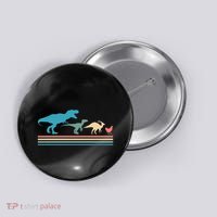 Dinosaur Evolution Trex Velociraptor Chicken Button thumb 0