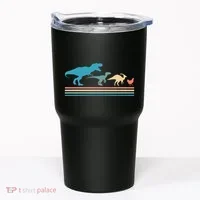 Dinosaur Evolution Trex Velociraptor Chicken Tumbler thumb 0