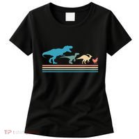 Dinosaur Evolution Trex Velociraptor Chicken Women's T-Shirt thumb 0