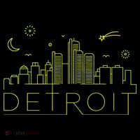 Detroit City Silhouette Bucket Hat thumb 4