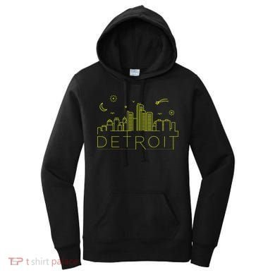 Detroit City Silhouette Women's Hoodie