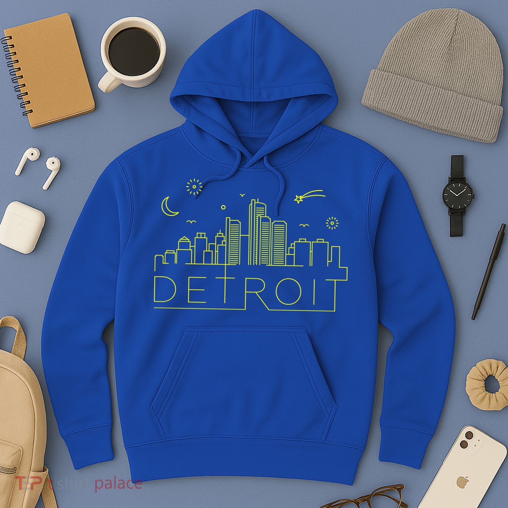 Detroit City Silhouette Hoodie