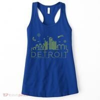 Detroit City Silhouette Women's Tank Top thumb 0
