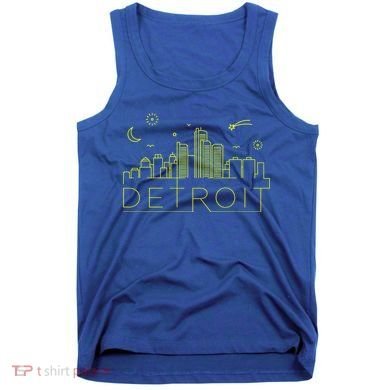 Detroit City Silhouette Tank Top
