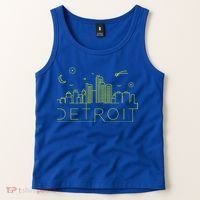 Detroit City Silhouette Tank Top thumb 2