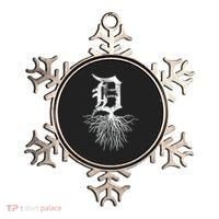 Detroit D Roots Michigan Born Rooted Ornament thumb 0