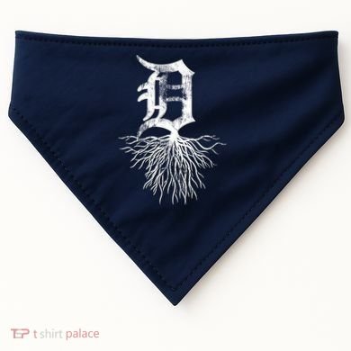 Detroit D Roots Michigan Born Rooted USA-Made Doggie Bandana