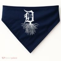 Detroit D Roots Michigan Born Rooted USA-Made Doggie Bandana thumb 0