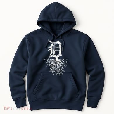 Detroit D Roots Michigan Born Rooted Hoodie
