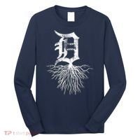 Detroit D Roots Michigan Born Rooted Long Sleeve Shirt thumb 0