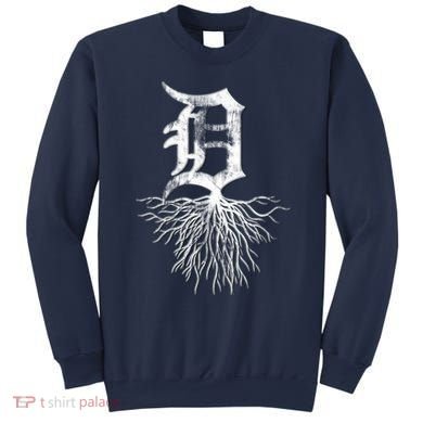 Detroit D Roots Michigan Born Rooted Sweatshirt