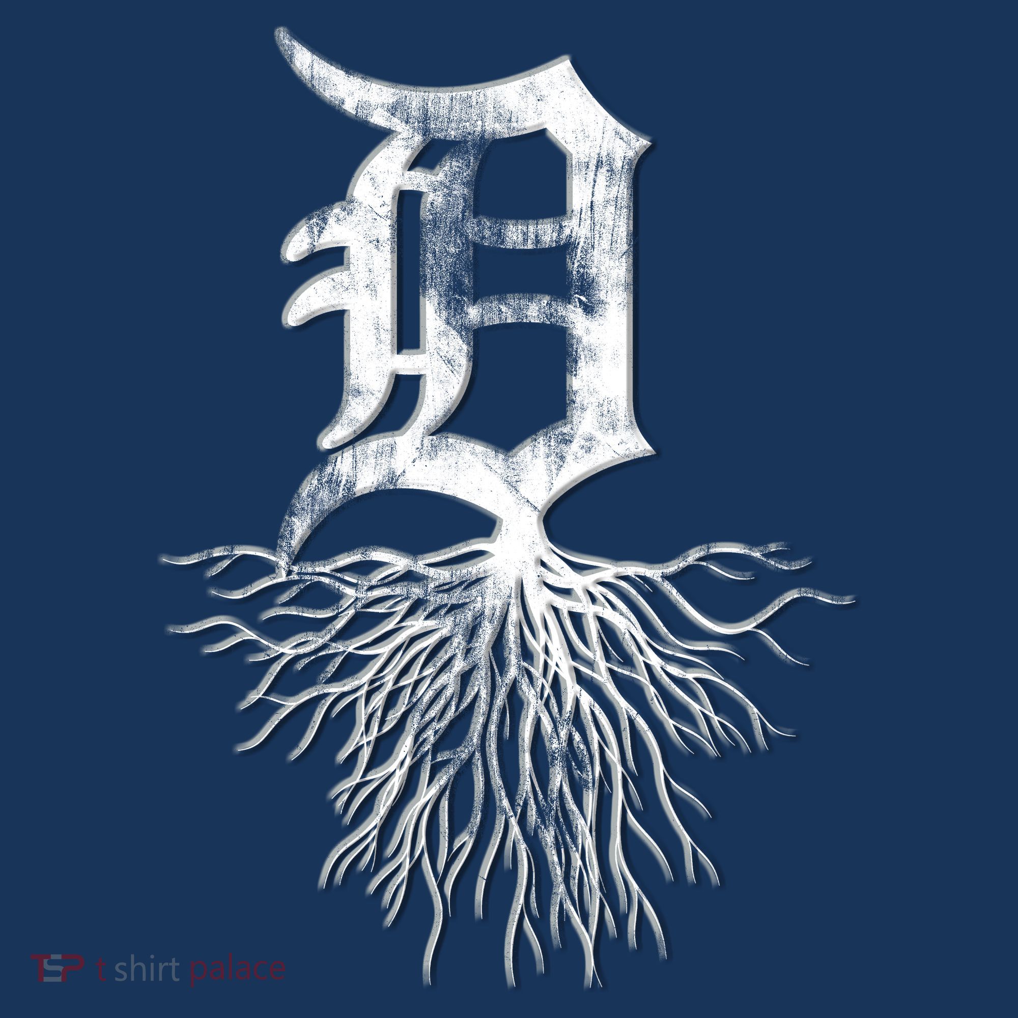 Detroit D Roots Michigan Born Rooted Women's Hoodie