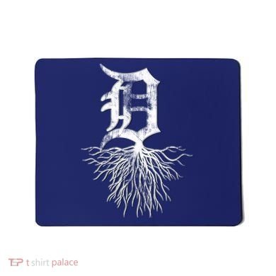 Detroit D Roots Michigan Born Rooted Mousepad