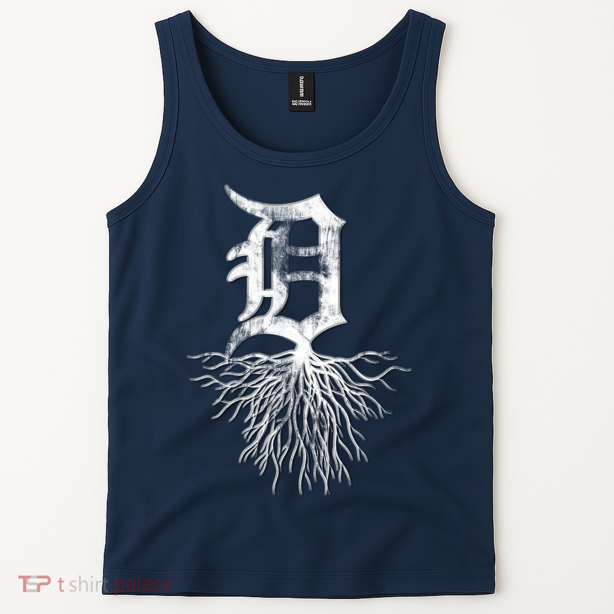 Detroit D Roots Michigan Born Rooted Tank Top