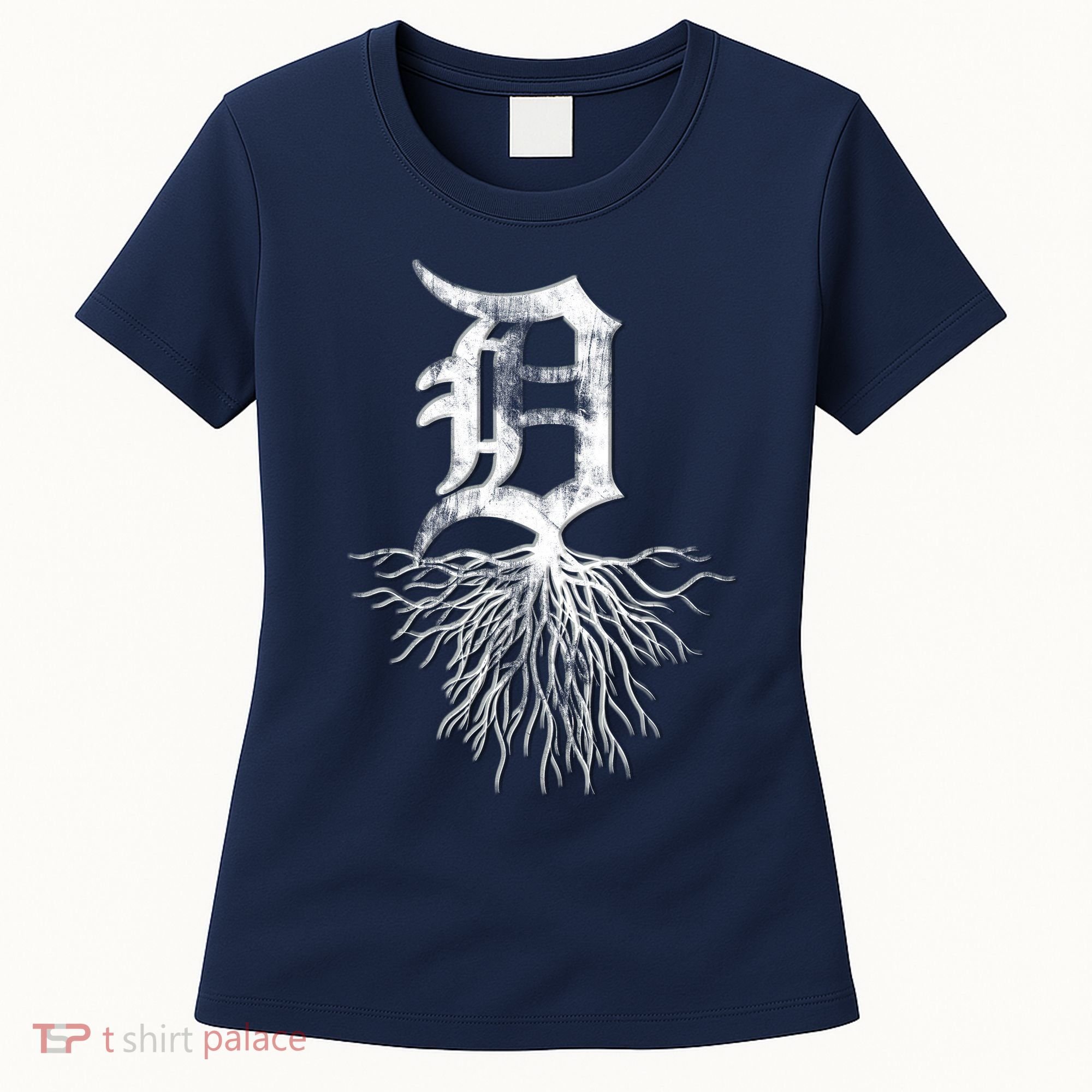 Detroit D Roots Michigan Born Rooted Women's T-Shirt