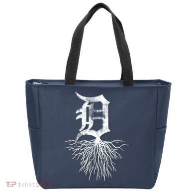 Detroit D Roots Michigan Born Rooted Tote Bag