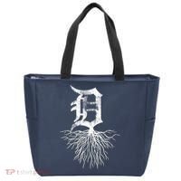 Detroit D Roots Michigan Born Rooted Tote Bag thumb 0