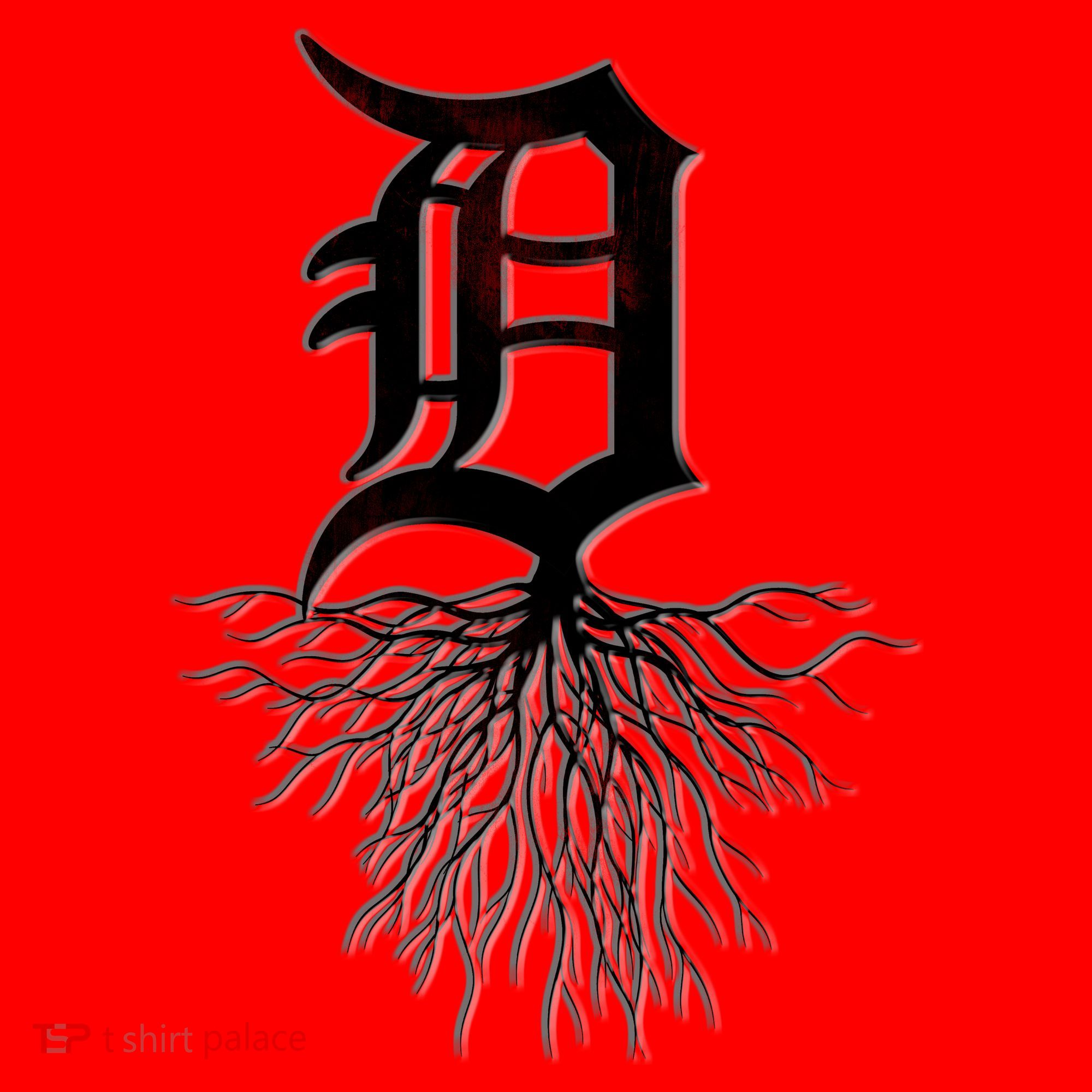 Detroit D Roots Michigan Born Rooted Santa Hat
