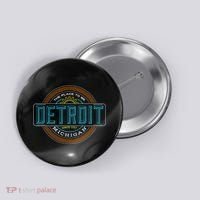 Detroit Emblem Since 1707 Button thumb 0