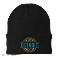 Detroit Emblem Since 1707 Beanie thumb 0