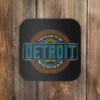 Detroit Emblem Since 1707 Coaster thumb 0