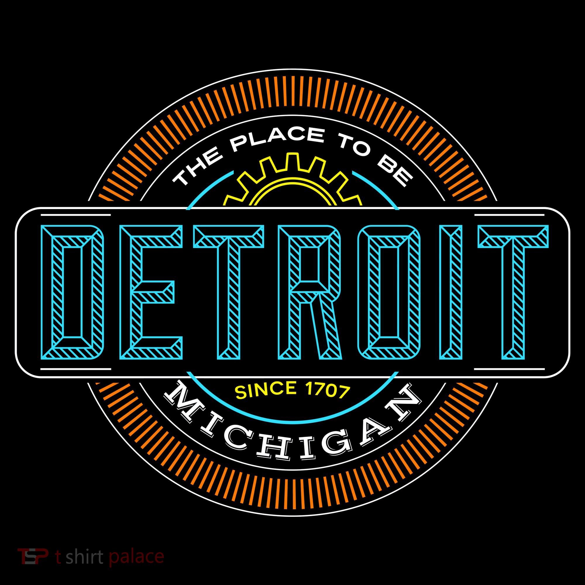 Detroit Emblem Since 1707 Pajama Set
