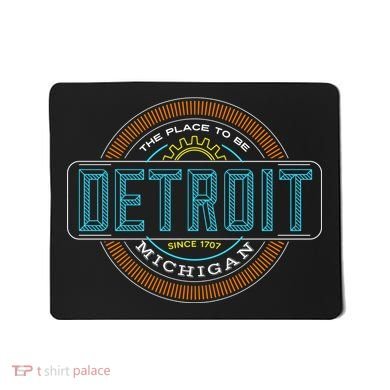 Detroit Emblem Since 1707 Mousepad