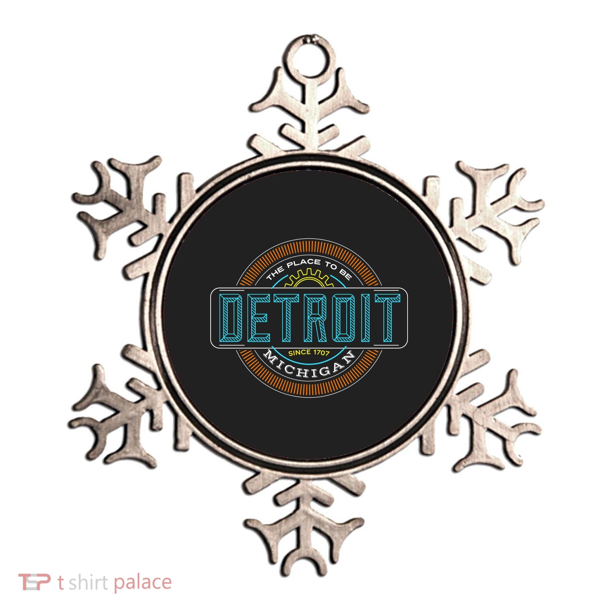 Detroit Emblem Since 1707 Ornament