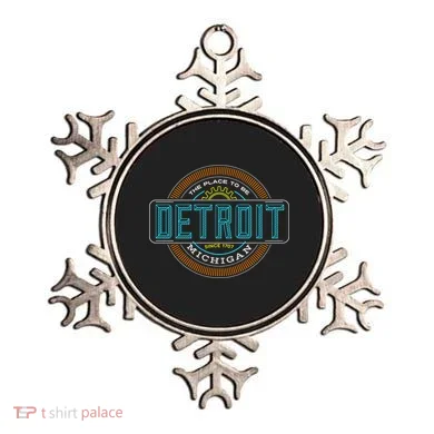 Detroit Emblem Since 1707 Ornament