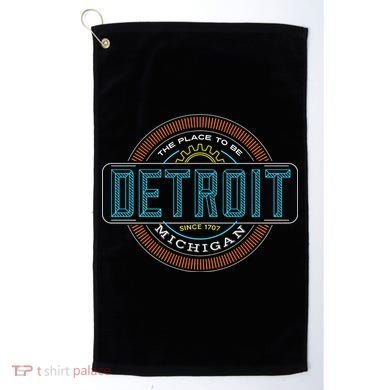 Detroit Emblem Since 1707 Golf Towel