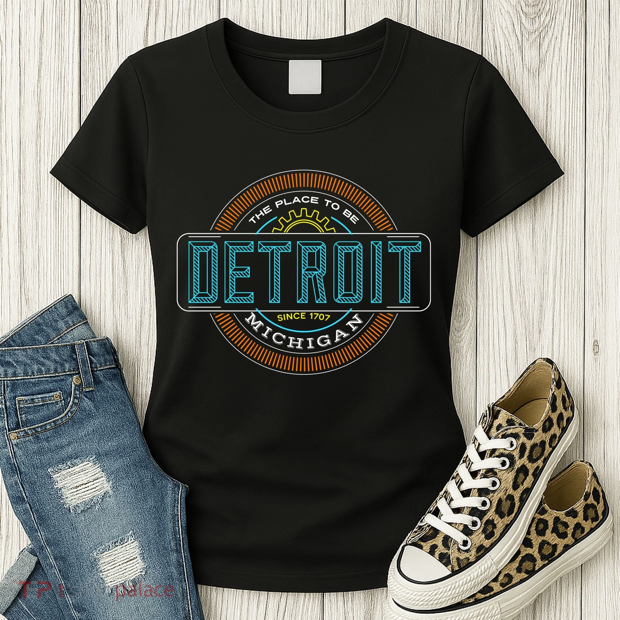 Detroit Emblem Since 1707 Women's T-Shirt