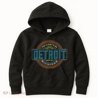 Detroit Emblem Since 1707 Kids Hoodie thumb 0