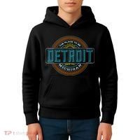 Detroit Emblem Since 1707 Kids Hoodie thumb 4