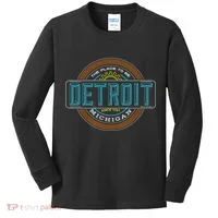Detroit Emblem Since 1707 Kids Long Sleeve Shirt thumb 0