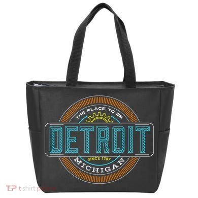 Detroit Emblem Since 1707 Tote Bag