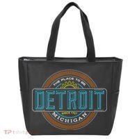 Detroit Emblem Since 1707 Tote Bag thumb 0