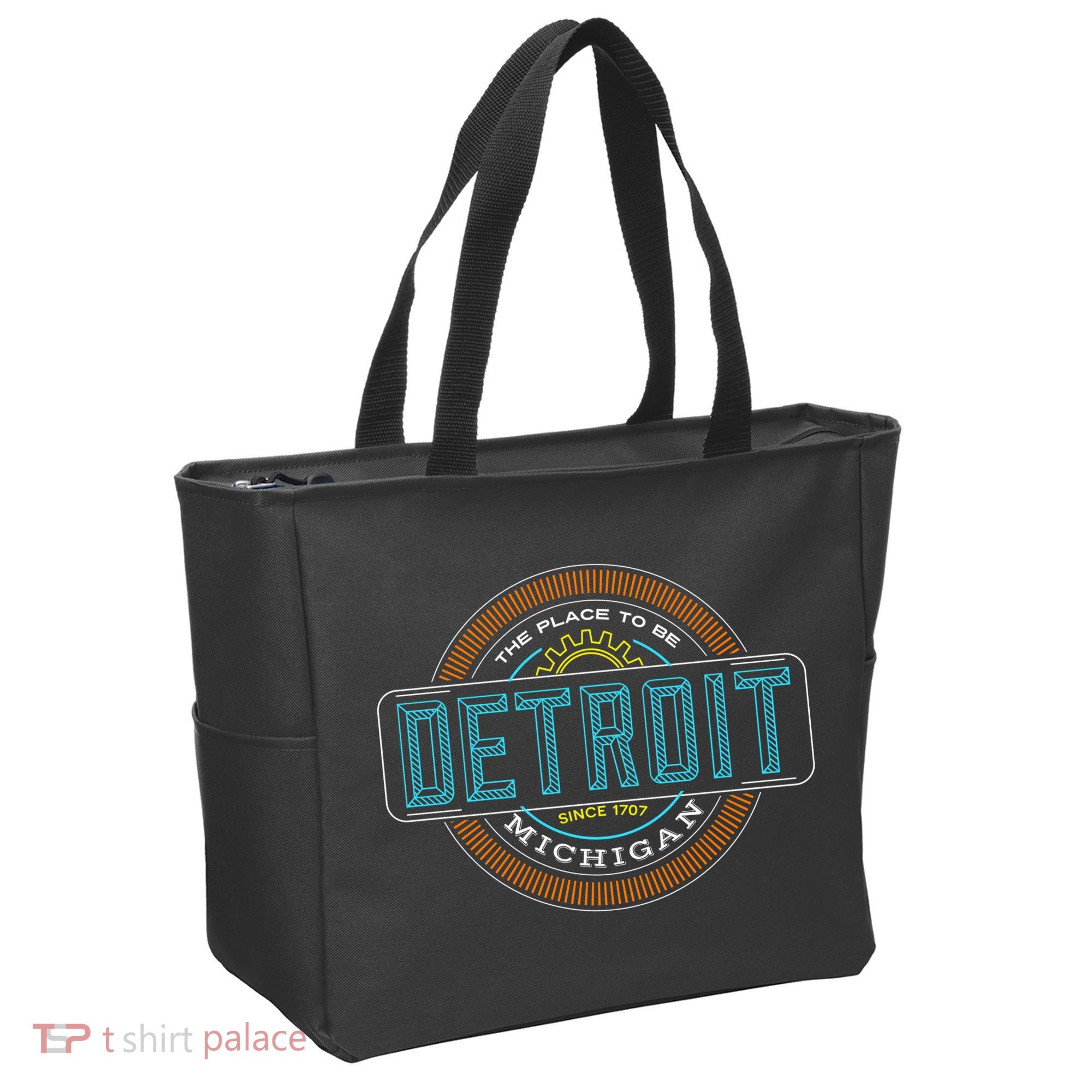 Detroit Emblem Since 1707 Tote Bag