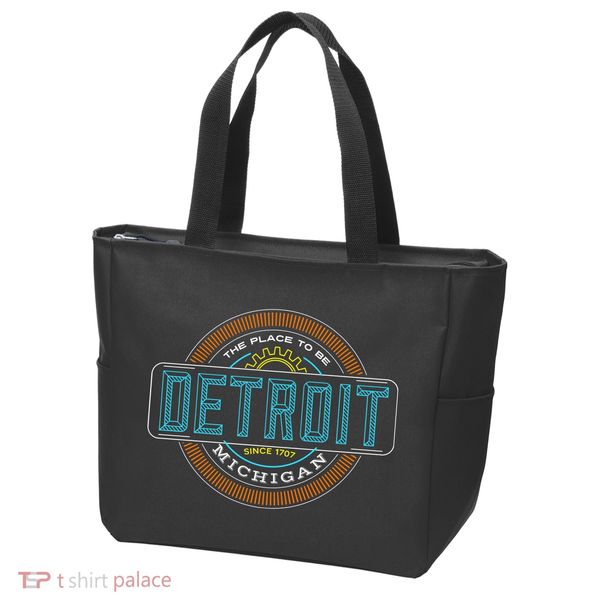 Detroit Emblem Since 1707 Tote Bag