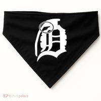 Detroit English D Grenade Michigan Logo USA-Made Doggie Bandana thumb 0