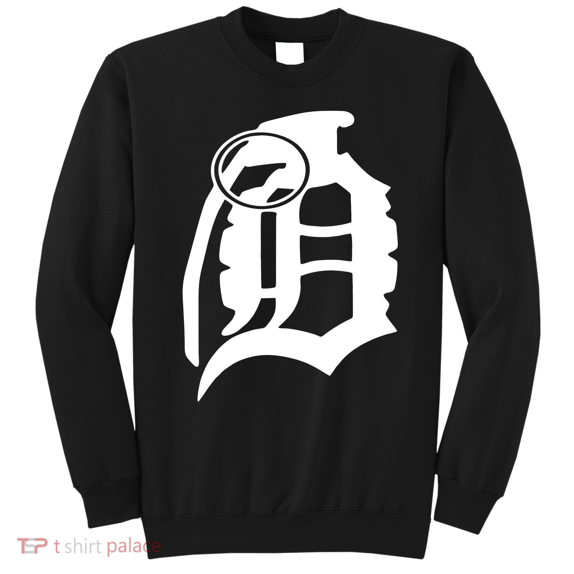 Detroit English D Grenade Michigan Logo Sweatshirt