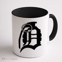 Detroit English D Grenade Michigan Logo Coffee Mug thumb 1