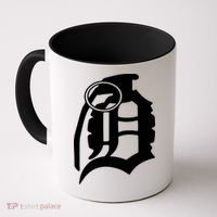 Detroit English D Grenade Michigan Logo Coffee Mug thumb 0