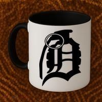 Detroit English D Grenade Michigan Logo Coffee Mug thumb 2